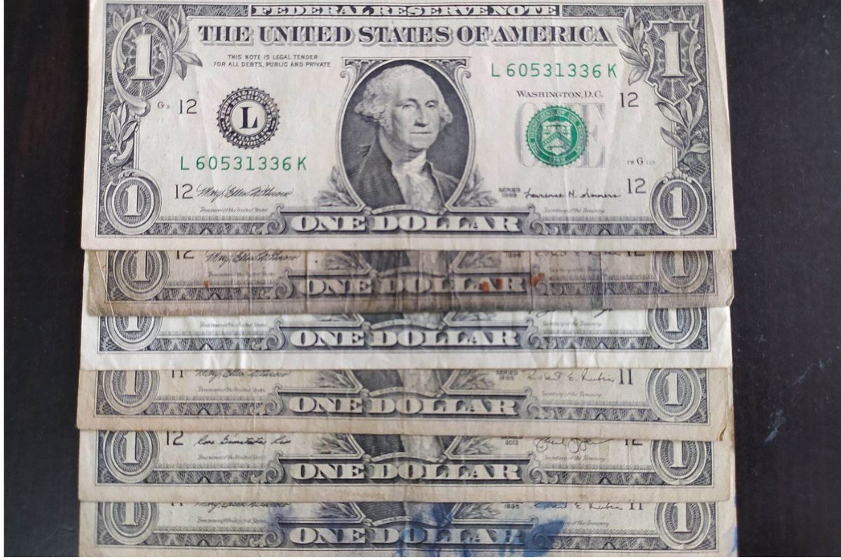 Old 5 USD Note